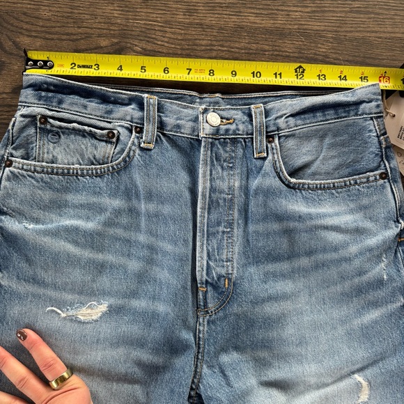 ETICA Bryce Pinch Waist Boyfriend High Rise Jeans - Faded Blue - Picture 11 of 15